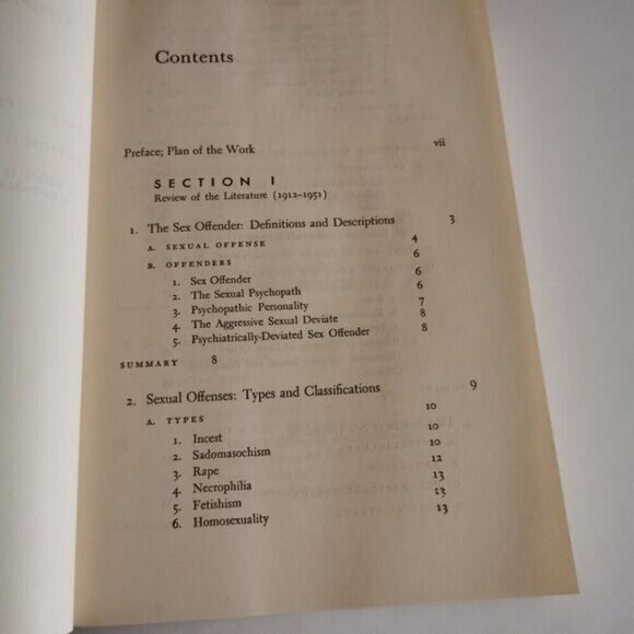 1962 The Sexual Offender and His Offenses by Benjamin Karpman Vintage Psychiatry - Picture 6 of 8